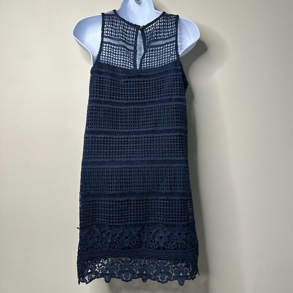 Abercrombie & Fitch Navy Sleeveless Dress Women's XS - Picture 3 of 5